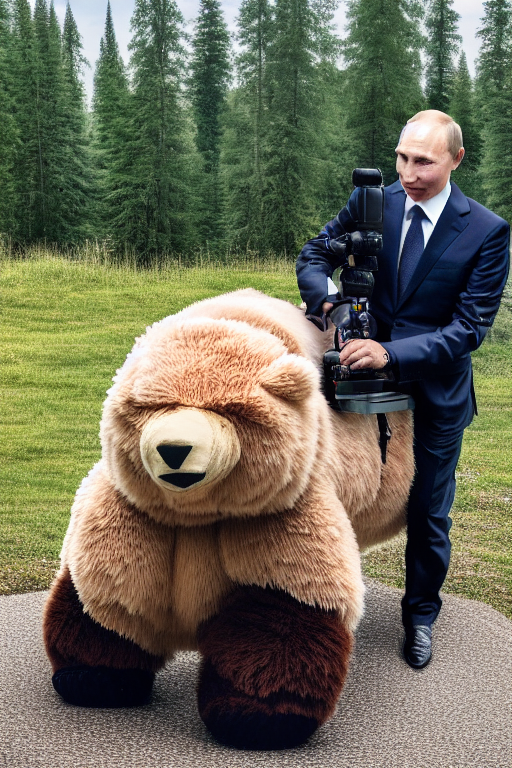 Putin Meme Bear