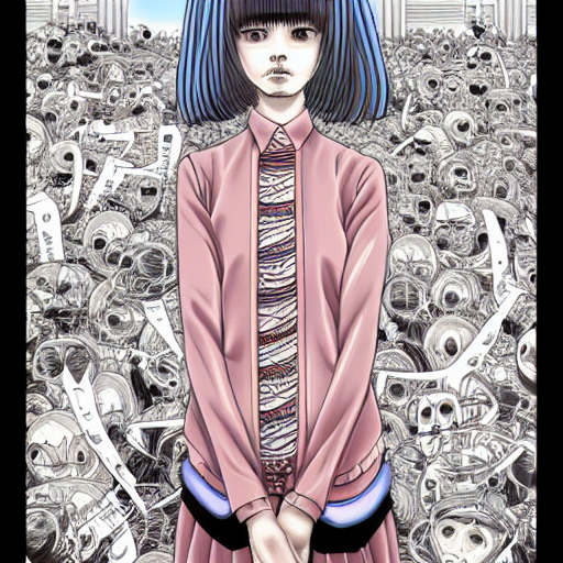 prompthunt: artwork by Shintaro Kago