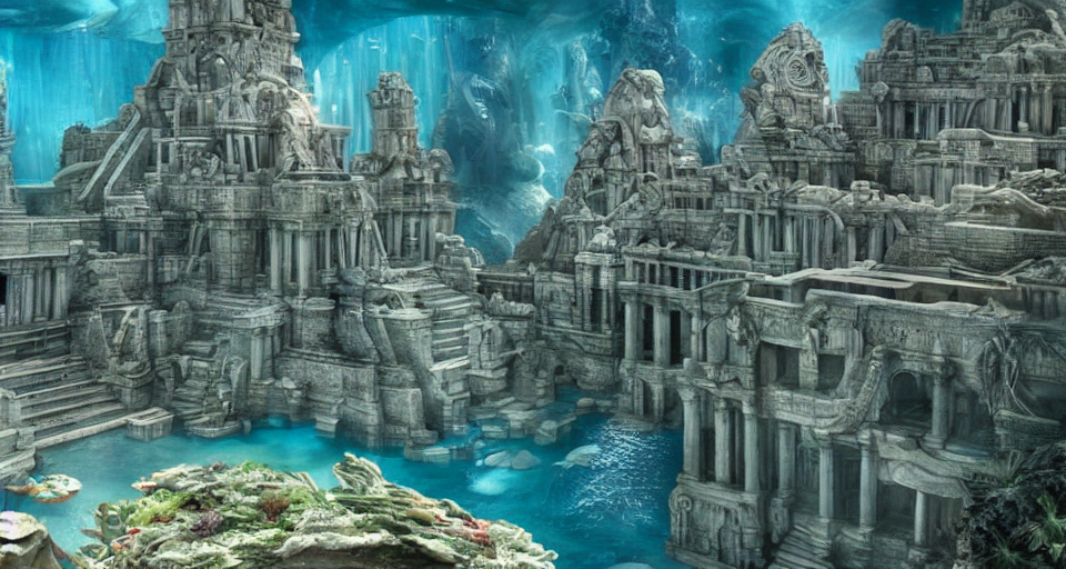 Lost City Of Atlantis Wallpaper