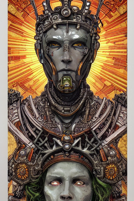 Prompthunt A Dramatic Full color Art Nouveau And Ironpunk Styled Bust 