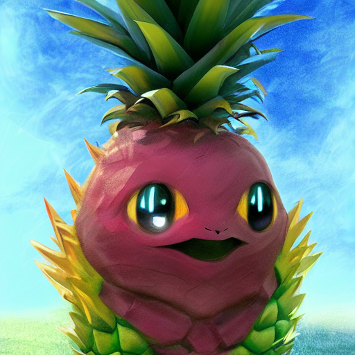 prompthunt a pokemon that looks like a nepenthes, with a pineapple