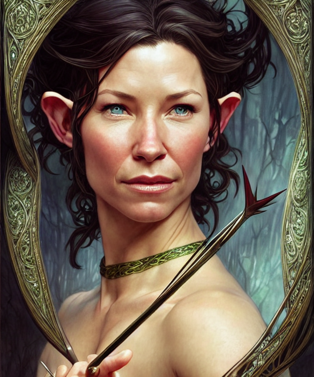 640px x 768px - prompthunt: Evangeline Lilly as a fantasy elf with a bow and arrow,  portrait, fantasy, intricate, elegant, highly detailed, digital painting,  artstation, concept art, smooth, sharp focus, illustration, art by artgerm  and greg
