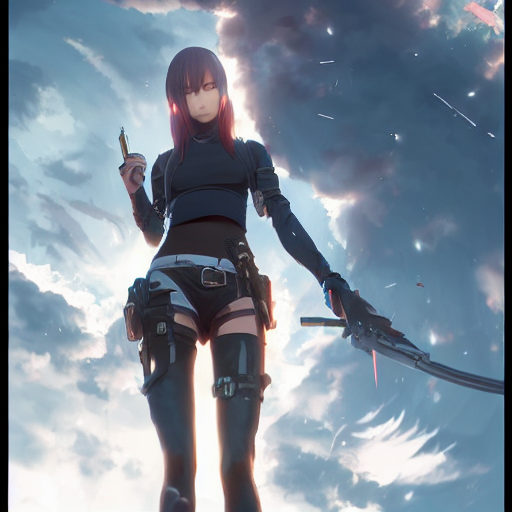 Badass Anime Girl