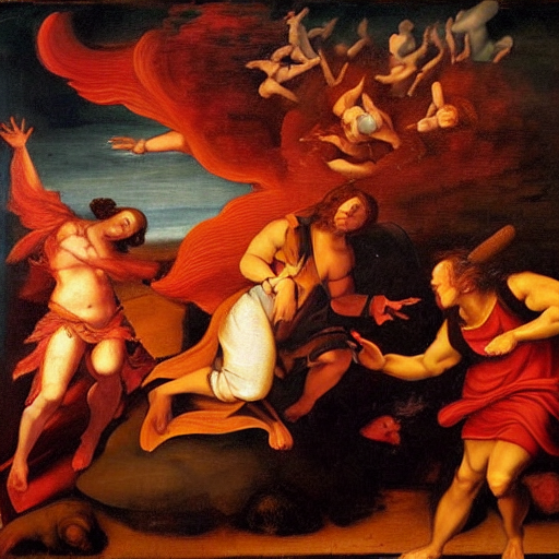 Renaissance Satan Paintings