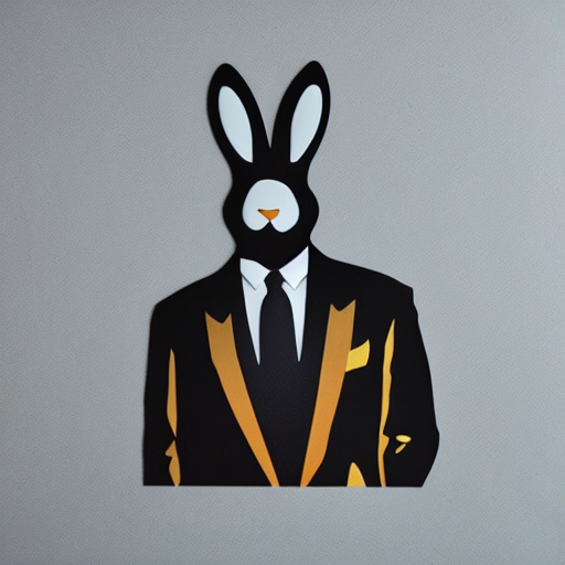prompthunt: individual furry playboy bunny silk screen portrait beeple style