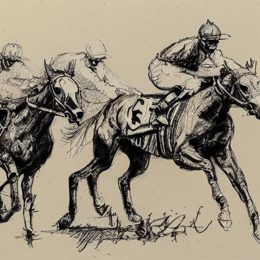 Barrel Racing Sketch