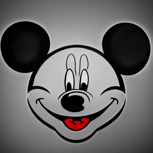 photorealistic cursed mickey mouse, award winning photorealistic horror art