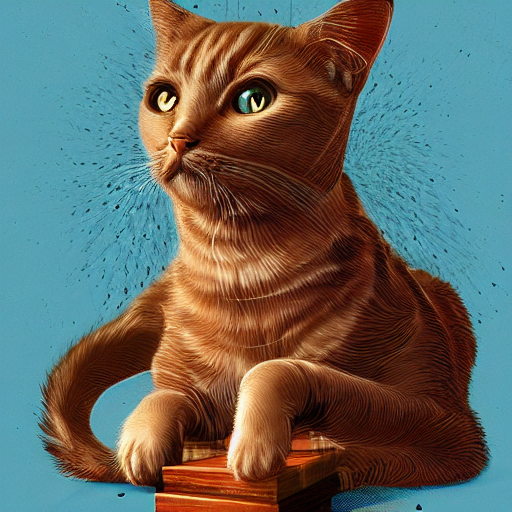 prompthunt: Schrodinger cat, quantum mechanics, Surrealism, highly  detailed, smooth, artstation, digital illustration