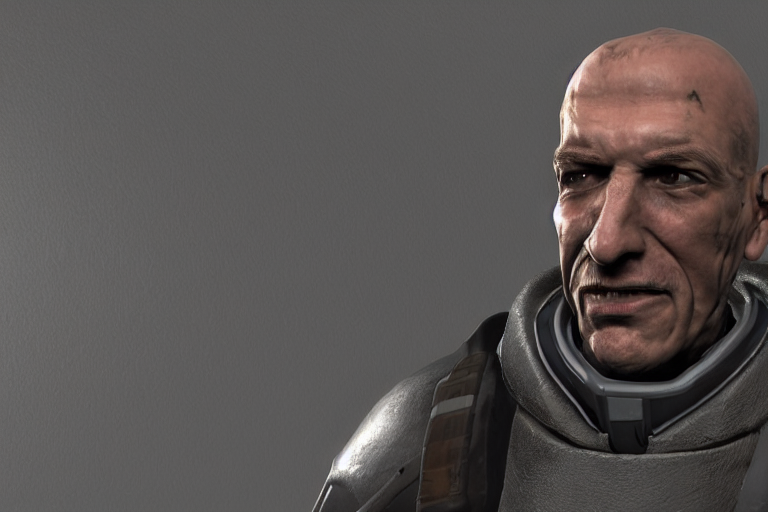 prompthunt: a photo of gman from half life 2, photorealistic, 8 k