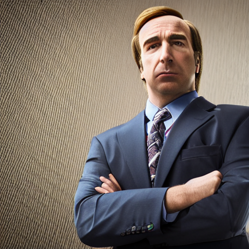 prompthunt: super high quality saul goodman, realistic