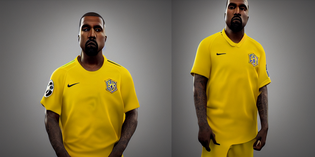 brazil soccer shirt - 3d model