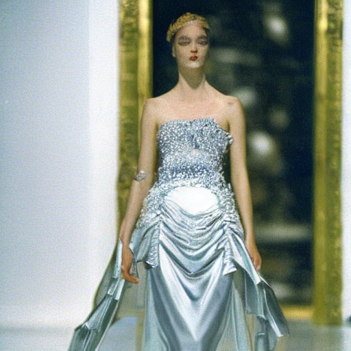 prompthunt: the Moon Princess in a Palladium Gown in Christian Dior's, Haute  Couture Spring/Summer 1992 collection.