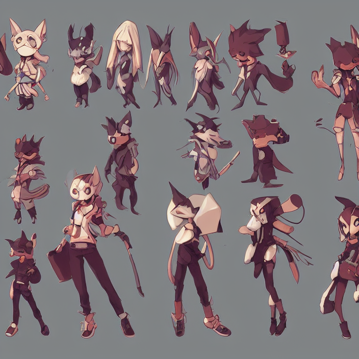 Video Game Character Renders