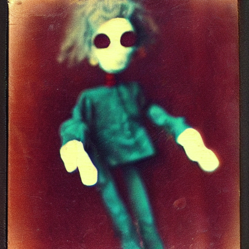 prompthunt creepy puppet towards viewer, horror, lost