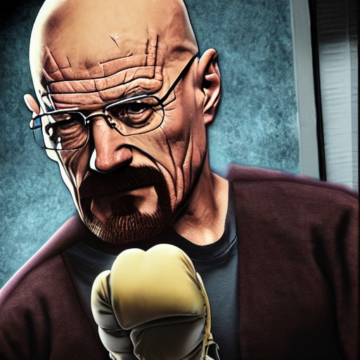 prompthunt: walter white from breaking bad fighting freddy fazbear with his  fists, 4 k, hyper realistic
