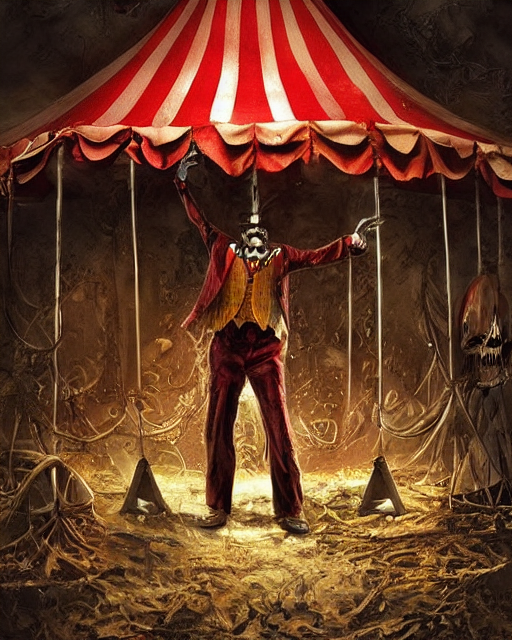 Circus Vintage Nude Pinup - prompthunt: the little circus of horrors, circus tent, clown standing at  the entrance, creepy, hyper realistic, ambient lighting, horror art,  intricate, hyper detailed, smooth