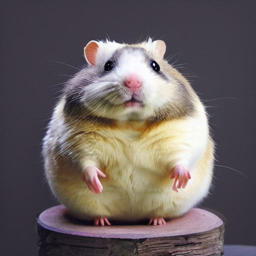 prompthunt fat anthropomorphic furry male hamster, 8 k, hd