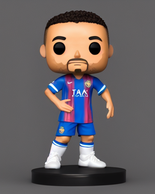 prompthunt: full body 3d render of funko pop neymar jr as a funko pop,  studio lighting, white background, blender, trending on artstation, 8k,  highly detailed