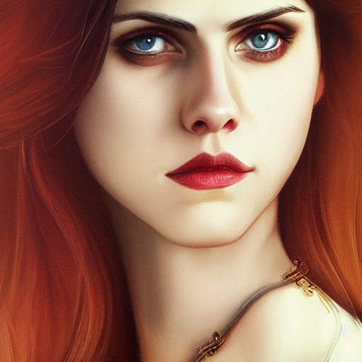 Alexandra Daddario, beautiful vampire mistress