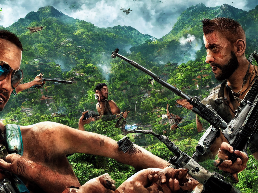 prompthunt Far Cry 3 remastered 4k award winning