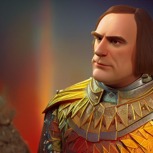 prompthunt: Lord Farquaad. Dark fantasy. Unreal Engine 5. DAZ.  Hyper-realistic. Octane render. Symmetrical. Attention to detail. Vibrant  bright colours. High saturation. Extremely moody lighting. Atmospheric.  Cinematic. Intricate. 8K. Stunning ...
