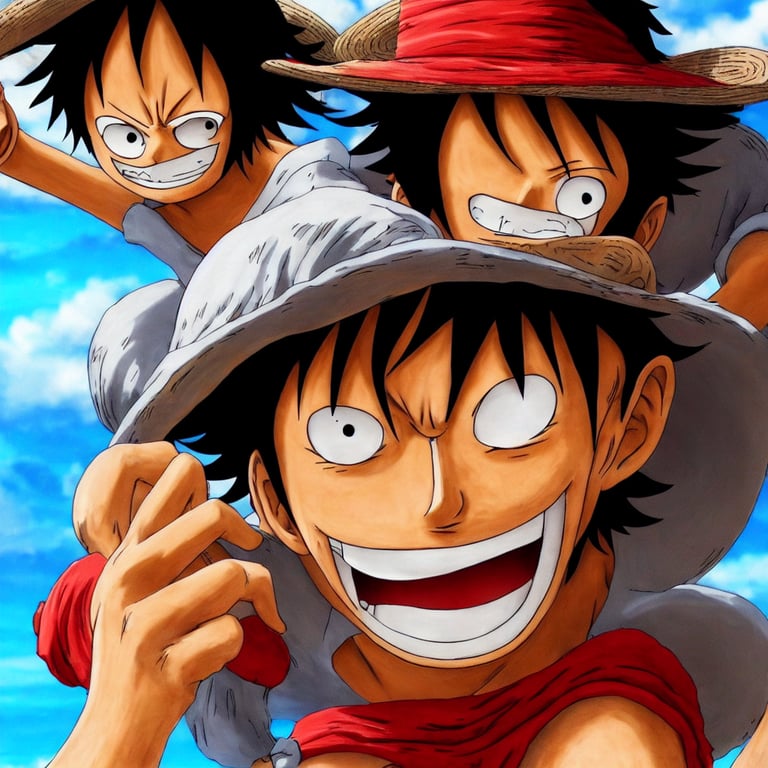 Monkey D Luffy as a photography realistic. high definition, ((Si 