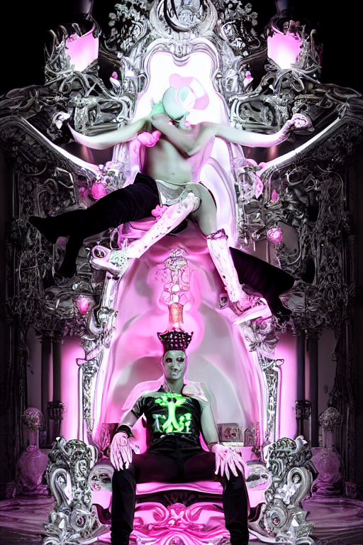 prompthunt: full-body rococo and cyberpunk style neon statue of a young  attractive Alex Rodriguez macho dotado e rico android sim roupa reclining  con las piernas abertas e la piroca dura, glowing white