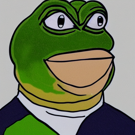prompthunt: realistic fat pepe the frog