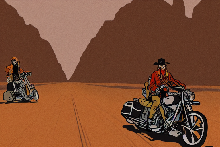 Cartoon Cowboy Shot
