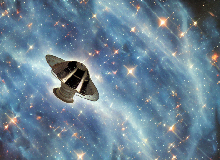Hubble Alien Spaceship