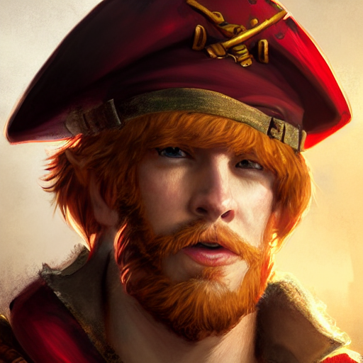 Nhân vật Ginger elf rogue, trang phục cướp biển và chiếc nón thuyền trên đầu, sẽ khiến bạn trầm trồ vì sự táo bạo và hiểm độc của họ. Xem hình để khám phá thêm về nhân vật này và thế giới mà họ sống trong đó.