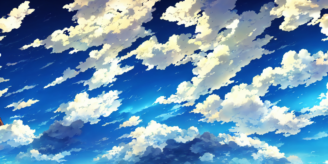 prompthunt Beautiful anime sky by Shinkai Makoto, 360° panorama