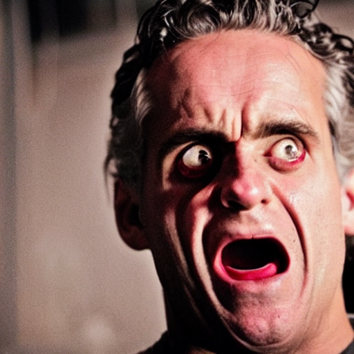 prompthunt: jordan peterson as a horror movie character, crying in anger in  a boiler room. directed by tobe hooper. 3 5 mm film stock.
