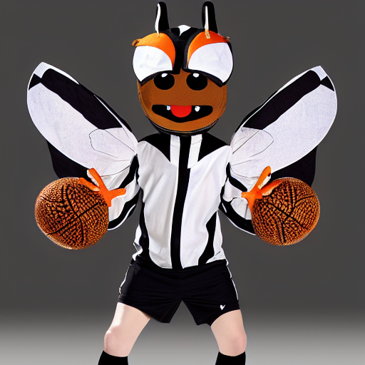 prompthunt: sports team mascot, bug fly mascot costume, cocroach, the house  fly, football mascot, anthropomorphic horsefly bug HD official photo, high  quality costume
