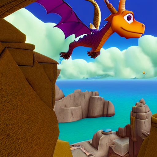 prompthunt ( ( ( spyro ) ) ) skybox