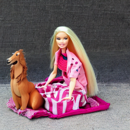 homeless barbie play set