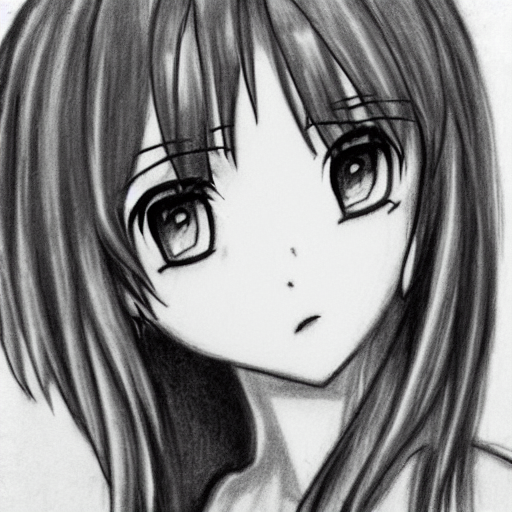 Colorless Anime Girl