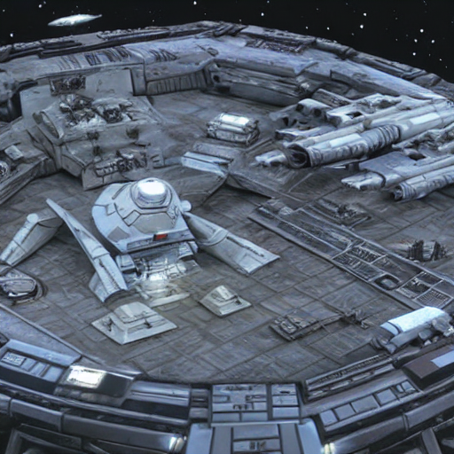 prompthunt: an imperial base in star wars