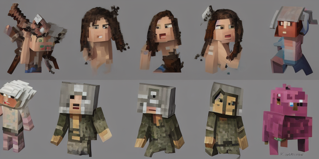 Kim, Minecraft Skin