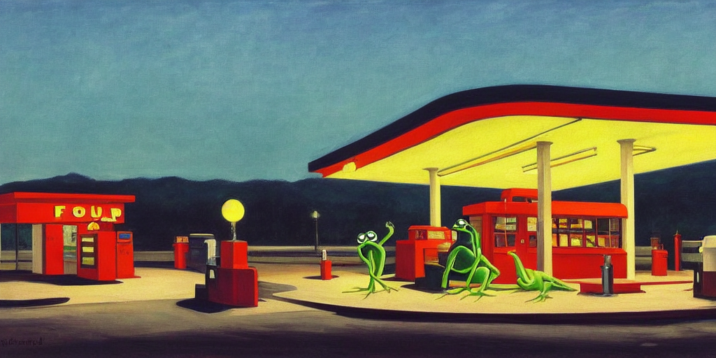 Gas Edward Hopper