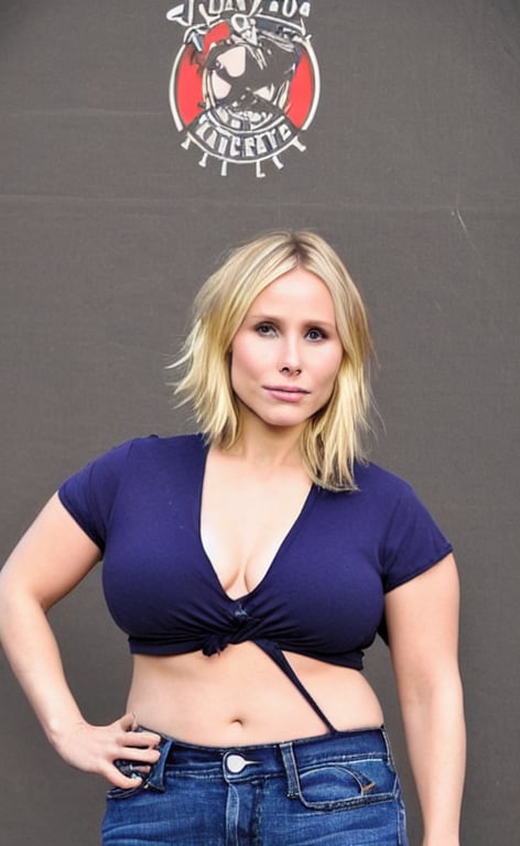 prompthunt: sexy fat chonky thick chubby curvy kristen bell in a
