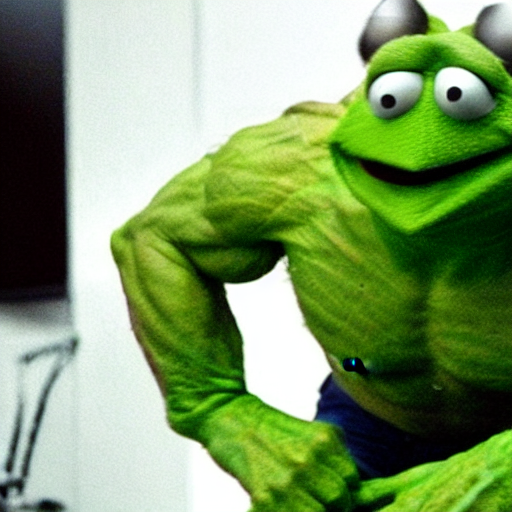 Kermit deals the hulk