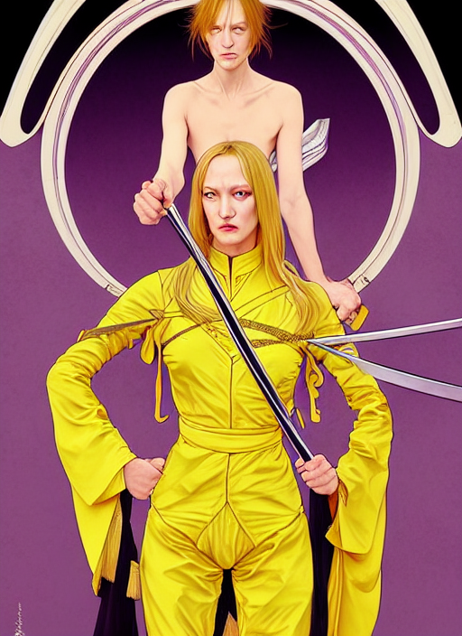 Uma thurman kill bill yellow jumpsuit top