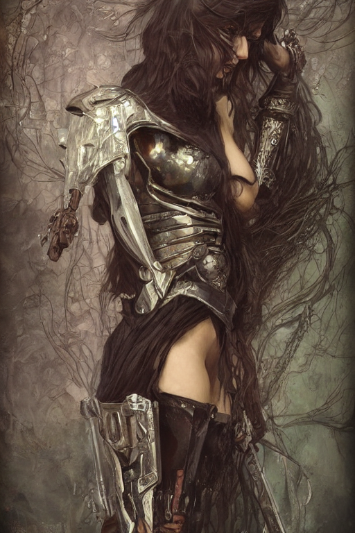 Gothic Dark Fantasy Porn - prompthunt: portrait of beautiful young gothic maiden, cyberpunk armor, a  lot of scars, warhammer, highly detailed, artstation, illustration, art by  gustav klimt