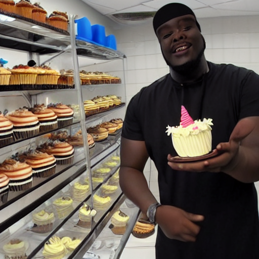 I asked ai to make a EDP445 cupcake shop commercial 