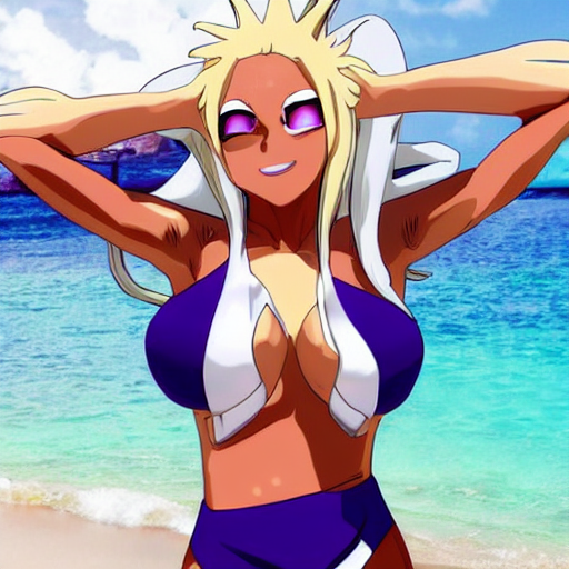 prompthunt: miruko from my hero academia, bikini,