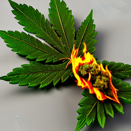 prompthunt weed leaf, marijuana leaf, on fire, burning, 3D render, 3D model, highlydetailed fire