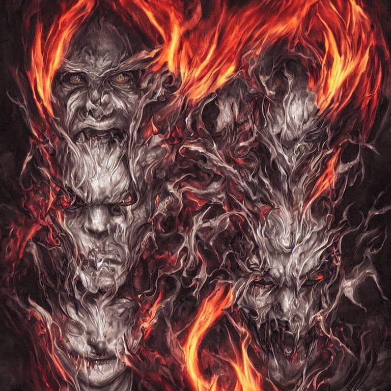 fire demon wallpaper