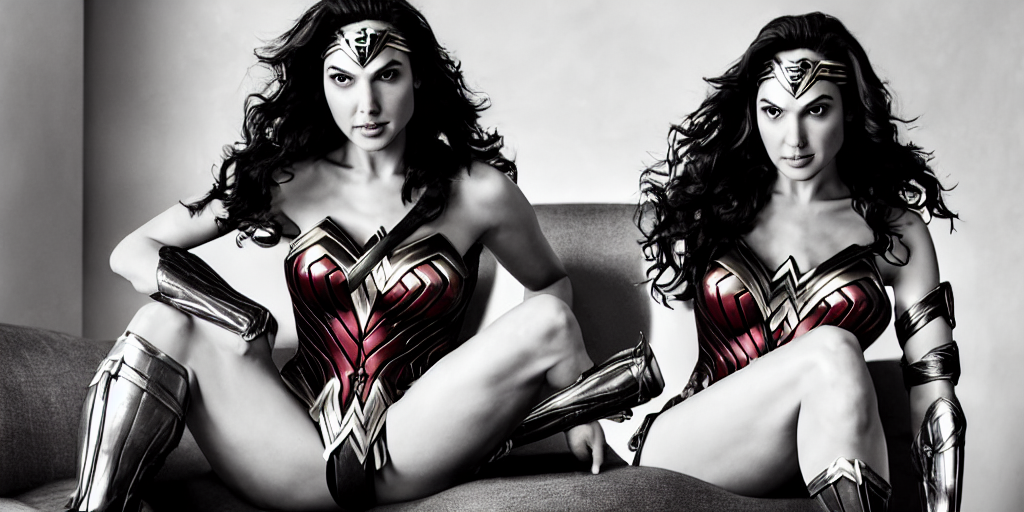 prompthunt: photograph of gal gadot, dressed as wonder woman