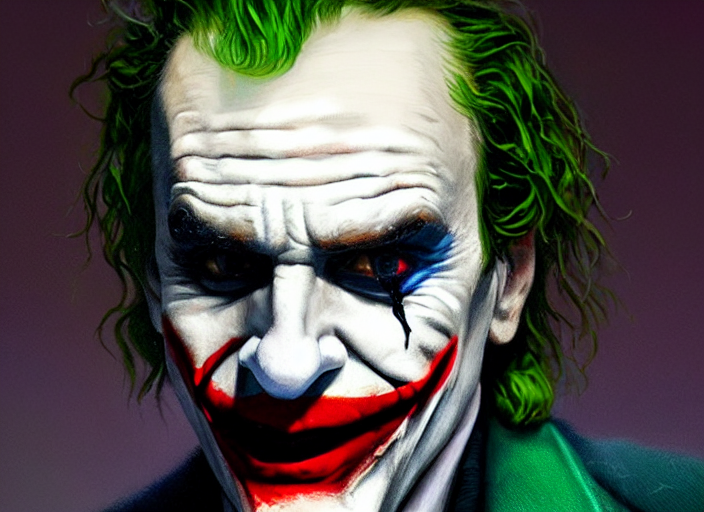 prompthunt: highly detailed portrait of daniel day lewis as the joker ...